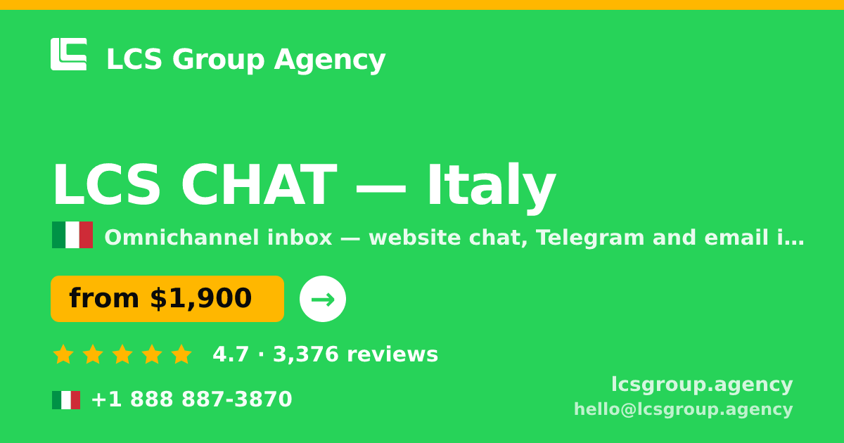 LCS CHAT in Naples — from $1,700/mo, rated 4.8/5 by 3260 clients. LCS Group Agency.