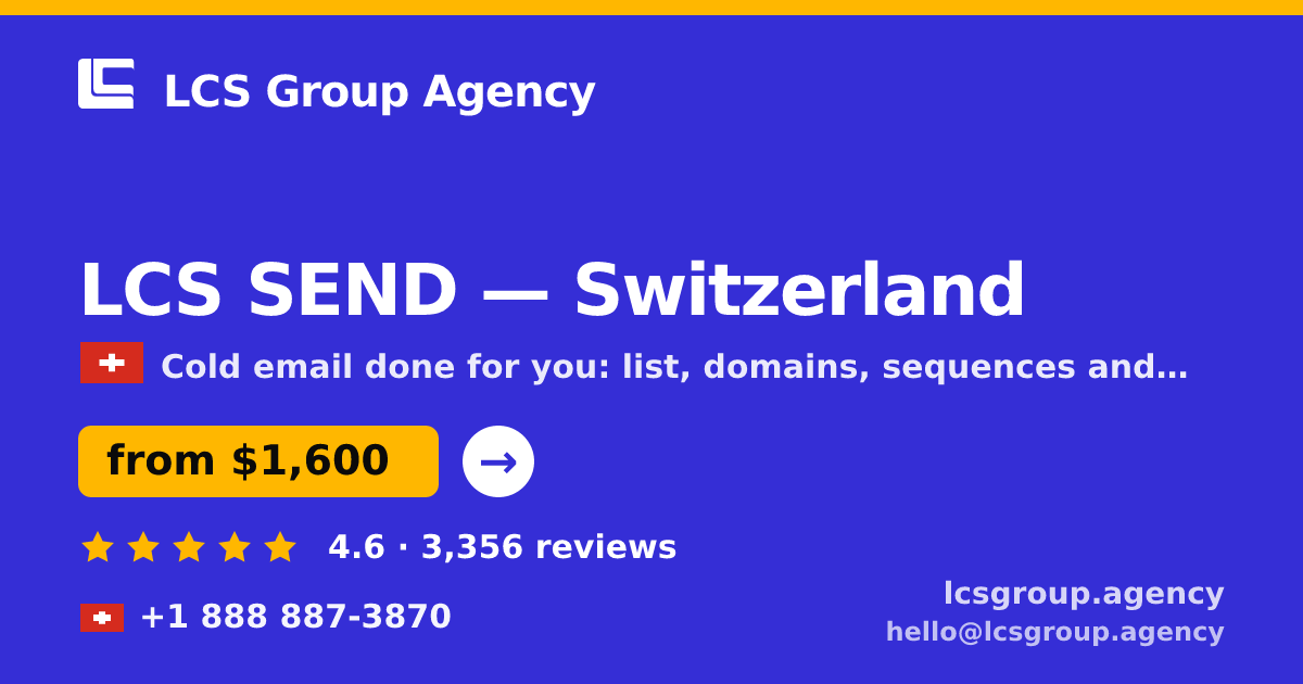 LCS SEND in Zürich — from $2,200/mo, rated 4.9/5 by 1748 clients. LCS Group Agency.